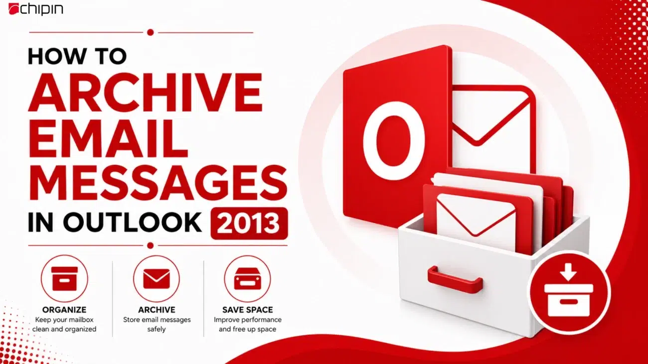 How to Archive Email Messages in Outlook 2013