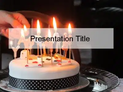 PowerPoint  birthday celebration 