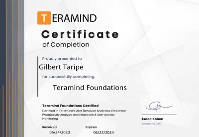 Certificate-TeraMind-Foundation