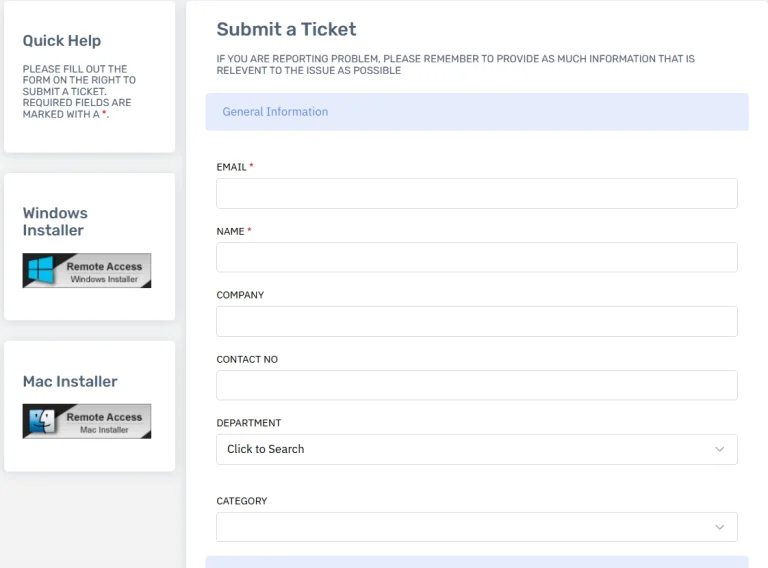 How to Raise a Support Ticket with Chipin Corp 3 Support Ticket Portal