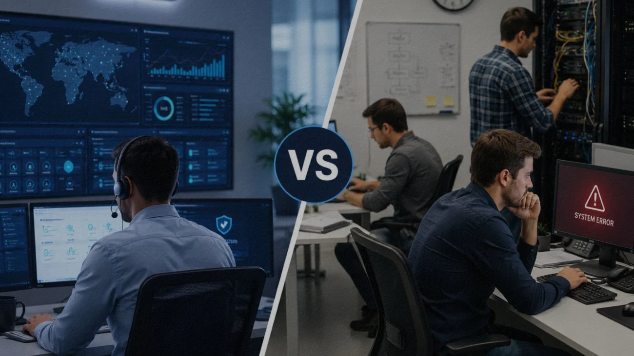 Managed IT Services vs In-House IT Team