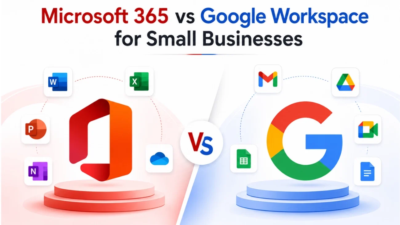 Microsoft 365 vs Google Workspace for Small Businesses