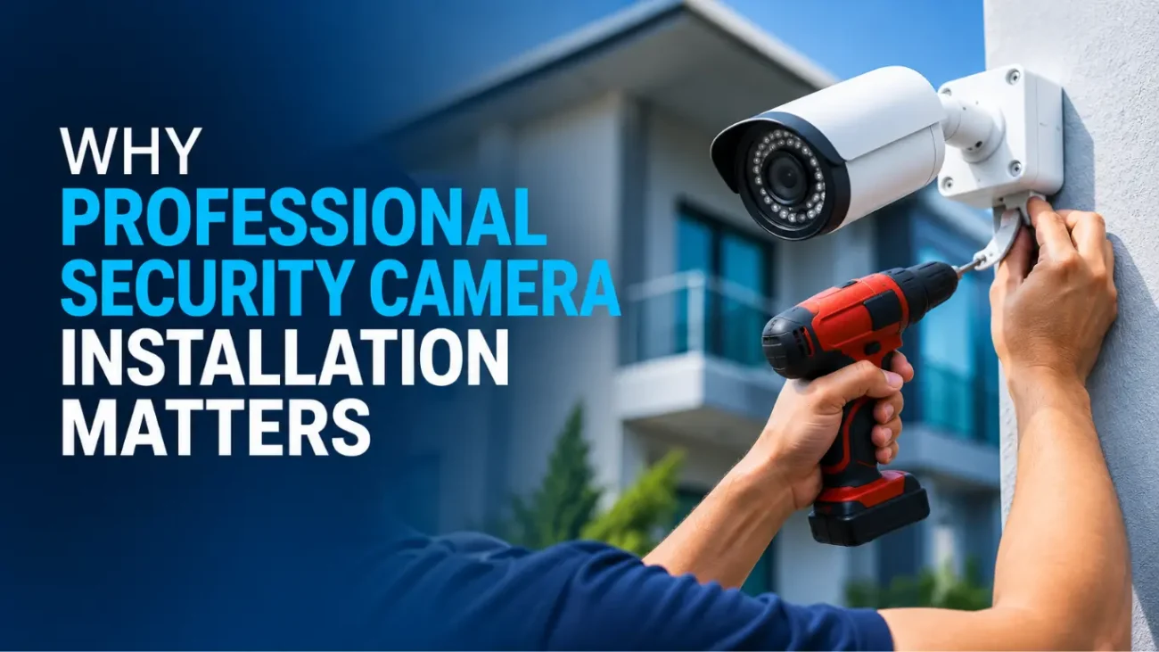 Why Professional Security Camera Installation Matters
