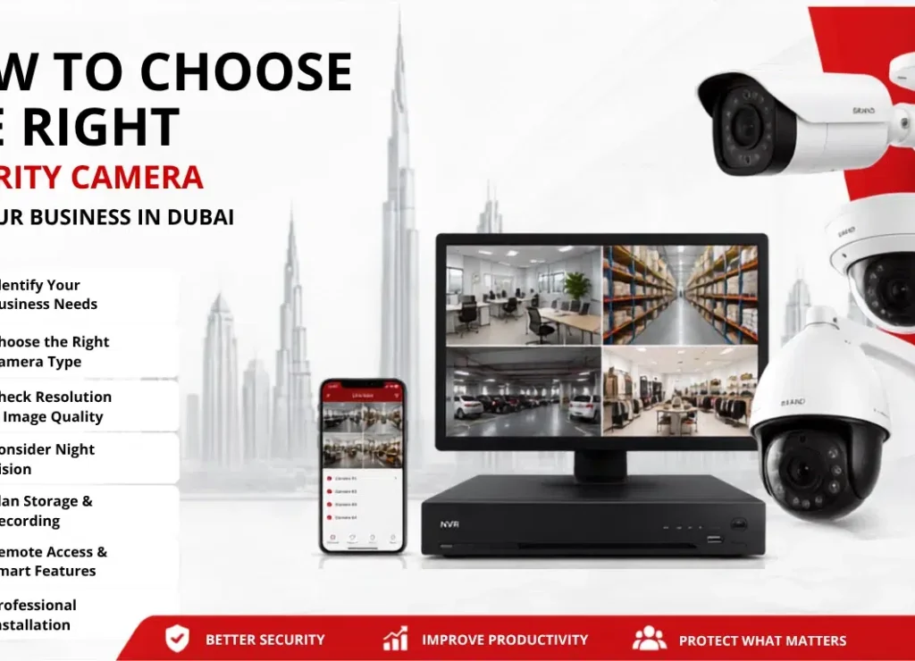 How to Choose the Right Security Camera for Your Business in Dubai