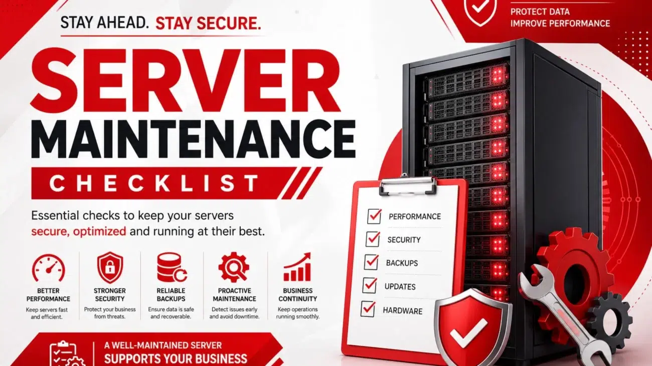 Server Maintenance Checklist 10 Essential Checks Every Business Should Follow