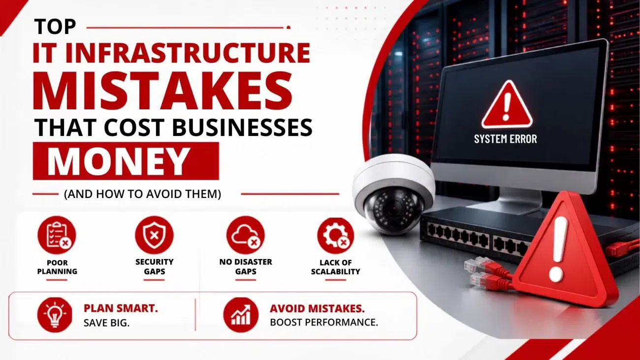 Top IT Infrastructure Mistakes That Cost Businesses Money