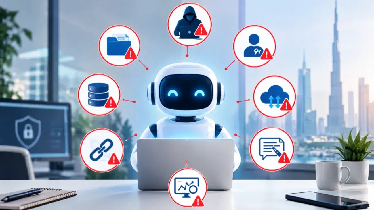 AI Agents at Work: 7 Security Risks UAE Businesses Need to Know in 2026 2 7 Security Risks of AI Agents Businesses Should Know